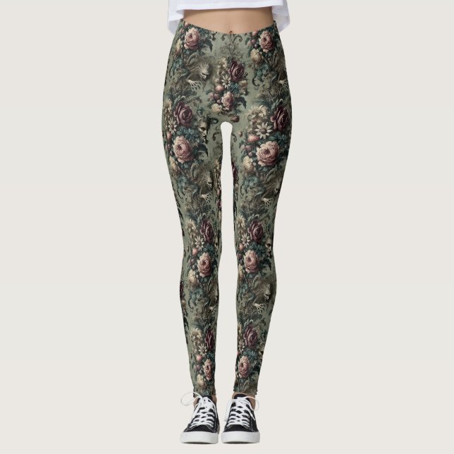Leggings Crimes contre l'Eldridge - gothique victorien (Devant)