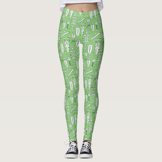 Leggings Crocodile Motif 2 (Devant)