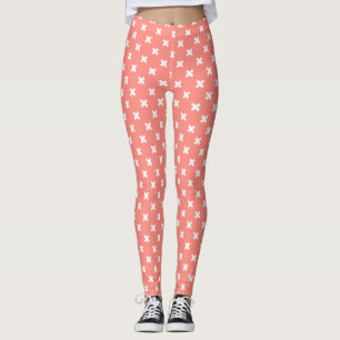 Leggings Croix blanche sur pêche