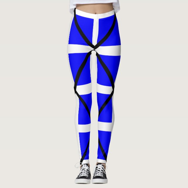 Leggings Croix bleue (Devant)