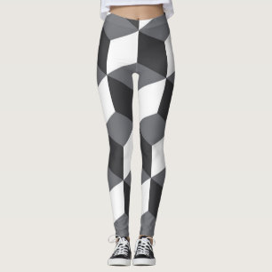Leggings Cubes architecturaux modernes, simples et urbains