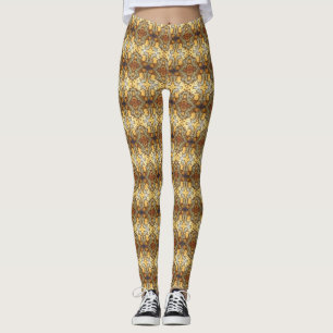 Leggings Cuir de léopard fantaisie sur roche naturelle Phot