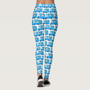 Leggings Cuisine Camper de Noël Motorhomes Vintages RV Noël