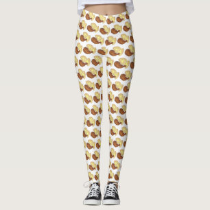 Leggings Cuisine soule classique Poulet frit et gaufres Din