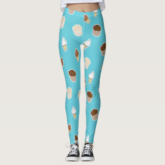 Leggings Cupcakes et crème glacée douce design