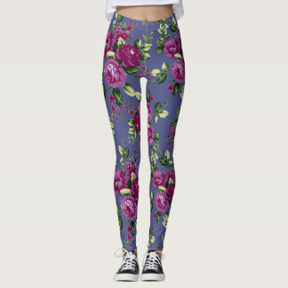 Leggings Customisez et choisissez la couleur - yoga floral