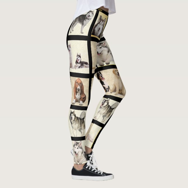 Leggings Customisez vos 10 animaux de compagnie Modèles pho (Droite)
