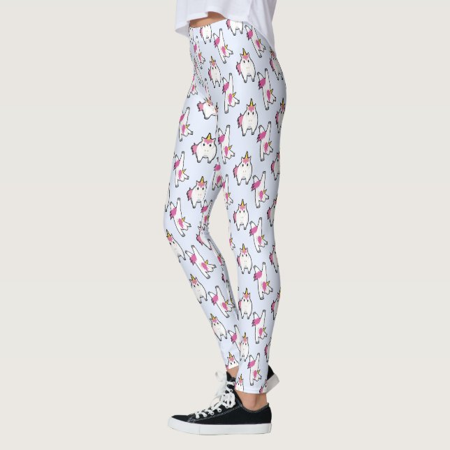 Leggings Cute Aerobic Unicorn Motif (Gauche)