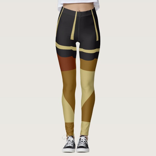Leggings Cute Buffalo Plaid Motif (Devant)