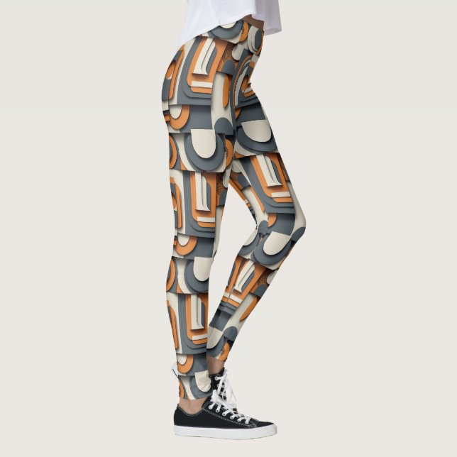 Leggings Cute Modern tiled pattern  (Droite)