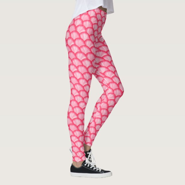 Leggings CUTE Motif rose rose élégant (Droite)
