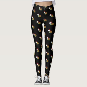 Leggings Cute Père Noël Snail