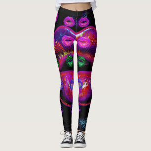 Leggings Cyber Venus Lips - My Lips R 4 U. Multiplié.