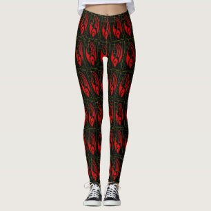 Leggings Cyborg Legs Cosplay Motif