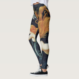 Leggings Cycles de gladiateurs, Art Nouveau Victorien Vinta