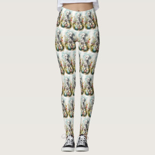 Leggings Dalmatien avec œufs de Pâques