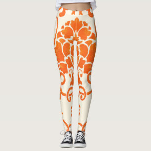 Leggings Damas vintage : Elégante Texture sans joint