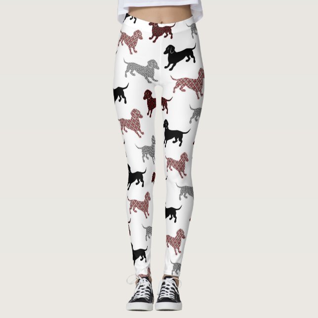 Leggings Damask Dachshunds (Devant)