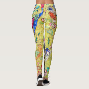 Leggings Dame au éventail par Gustav Klimt, Japonisme Vinta