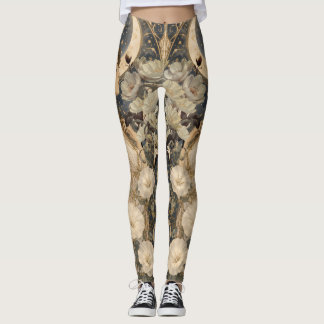 Leggings Dame de la Fleur de Lune Art Nouveau