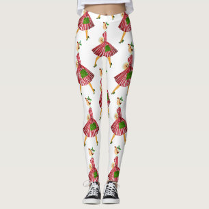 Leggings dame de noël