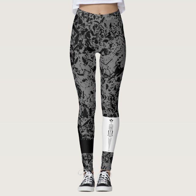 Leggings Dame du chat (Devant)
