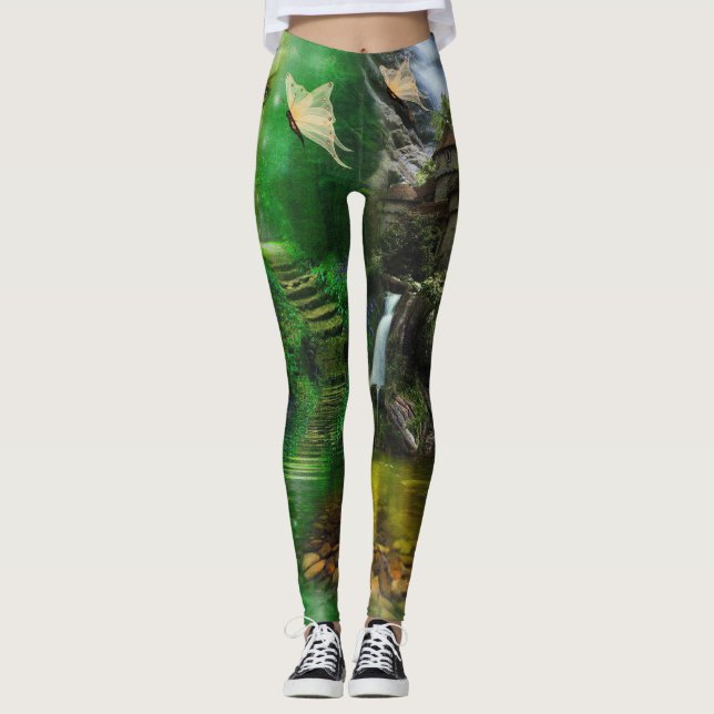 Leggings Dame du lac (Devant)