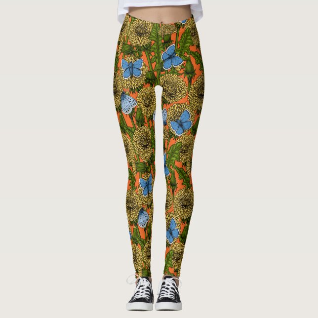 Leggings Dandelion medow (Devant)