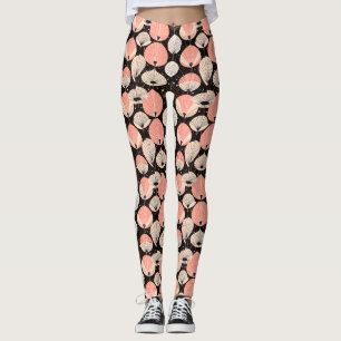 Leggings Dandelions -Mi-siècle- Design moderne rétro