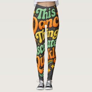 Leggings Danse drôle s'est rapidement transformée en humour