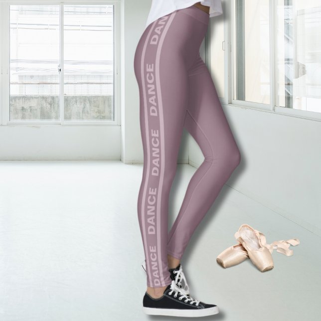 Leggings Danse réchauffer les jambes pour danser (Dance class warm up leggings - dusty pink)