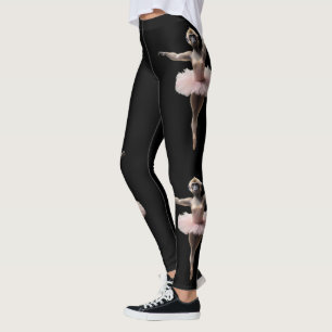 Leggings Danseur De Ballet Gibbon Monkey Dans Un Tutu,
