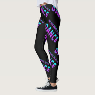 Leggings Dansez tous qu'elle veut faire sur toutes les