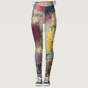 Leggings d'art Abstrait - Style Paul Klee portable