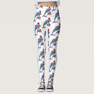 Leggings Dauphins de père Noël