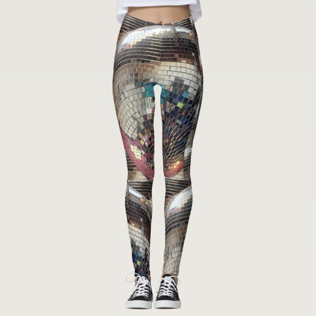 Leggings de boule miroir (Devant)
