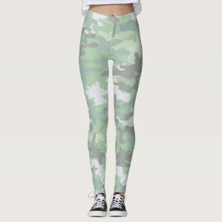 Leggings de Camo Vert Mint