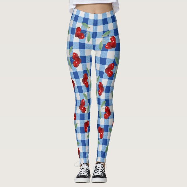Leggings de cerises rétro (Devant)