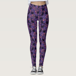 Leggings de chats noirs
