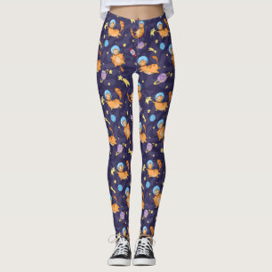 Leggings de chats spatiaux cool