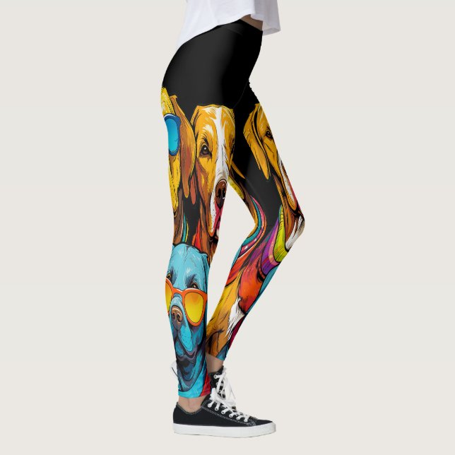 Leggings de chien cool - Fun (Droite)