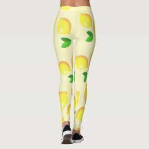 Leggings de citron jaune