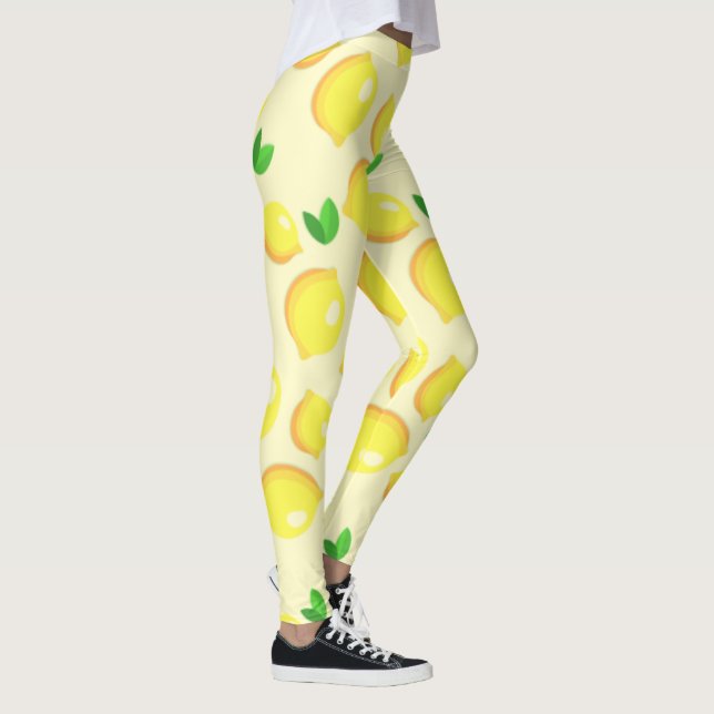 Leggings de citrons jaunes (Droite)