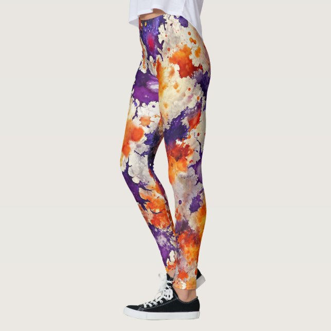 Leggings de conception avec motif défaillant (Gauche)