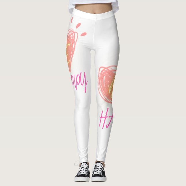 Leggings de conception cardiaque (Devant)
