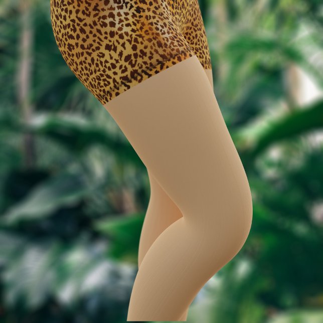 Leggings de costume à imprimé faux léopard amusant (Fun to wear at your jungle theme bachelorette party (why not!))