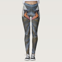 Leggings de cygnes blancs