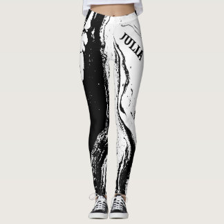 Leggings de design abstrait tendance personnalisé