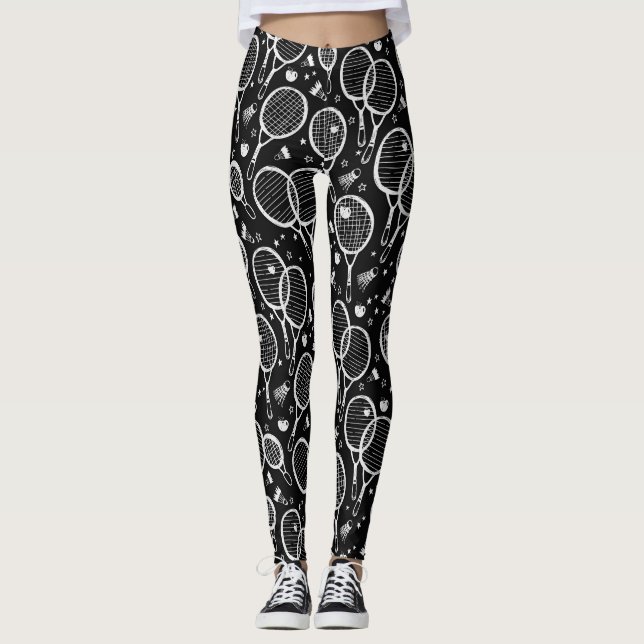 Leggings de design BADMINTON (Devant)