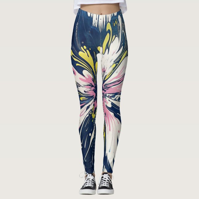 Leggings de designer à motif défaillant (Devant)